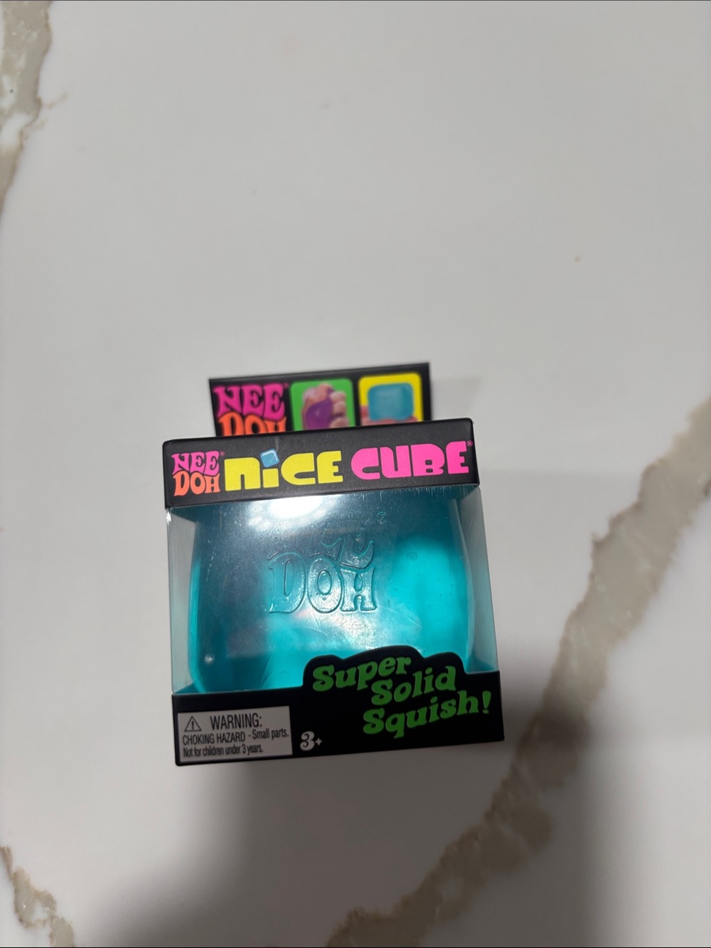 Nice Cube Super Solid Squish! Toy - Teal